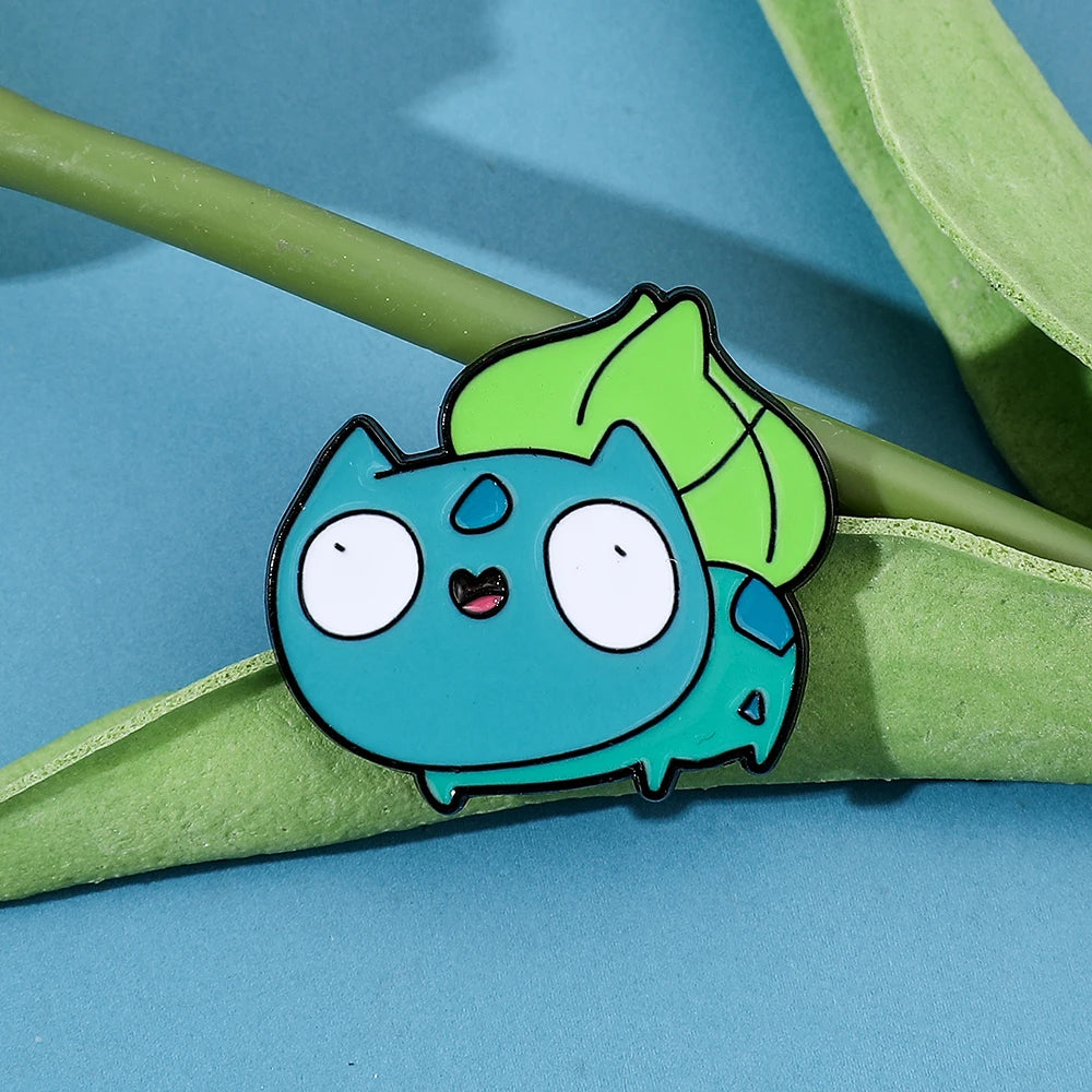 Funny Elemental Pets Enamel Pin