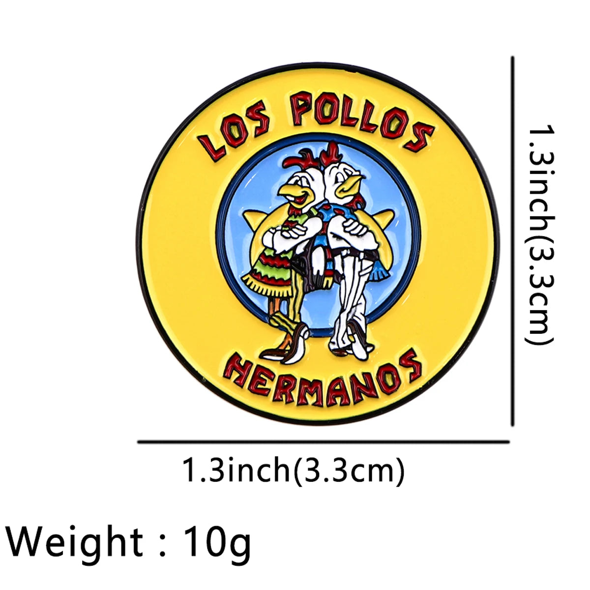 Los Pollos Hermanos Emaille Pin