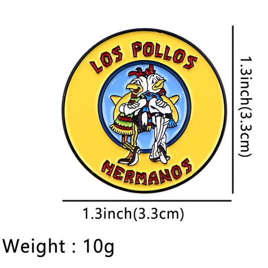 Pin de esmalte Los Pollos Hermanos