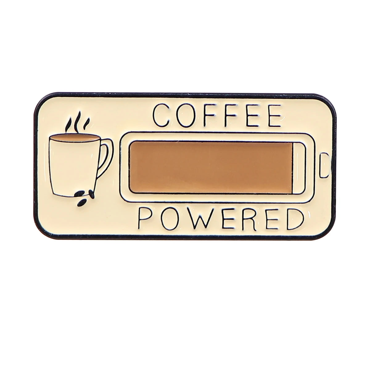 COFFEE Enamel Pins Custom Brooches For Women Lapel Badges Cartoon Jewelry Clothing Accessories Firends Gift Kawaii Side