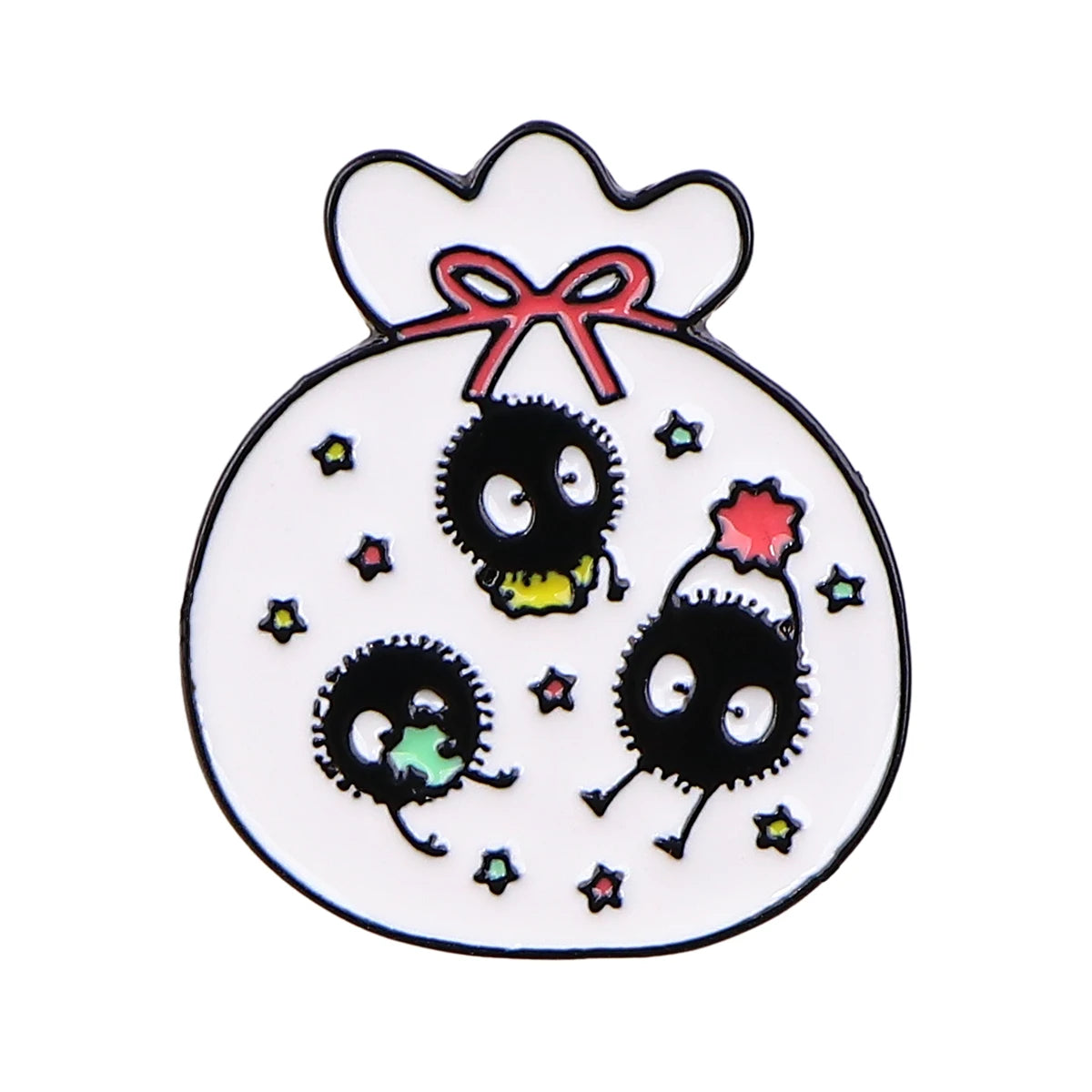 Susuwatari Enamel Pin Kawaii Side