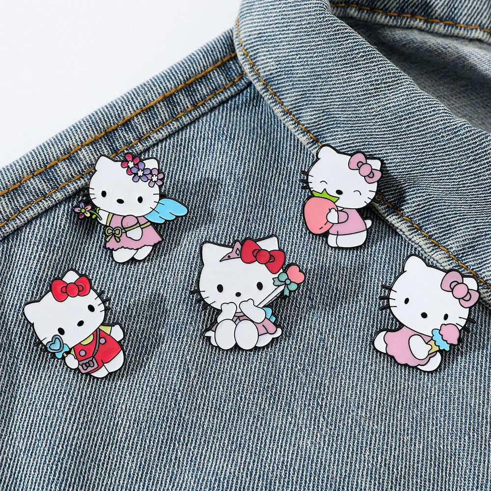 [Special Bundle] Kawaii Kitten Enamel Pin Kawaii Side