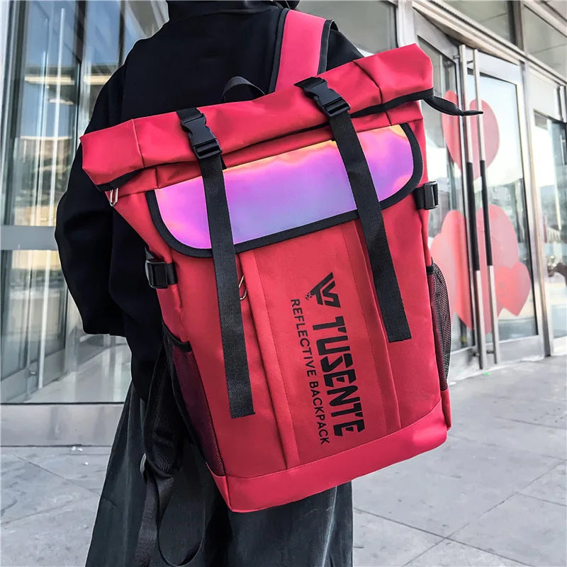 Techwear Style Reflective Backpack