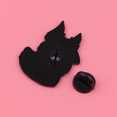 Gothic Cute Ducks Enamel Pin