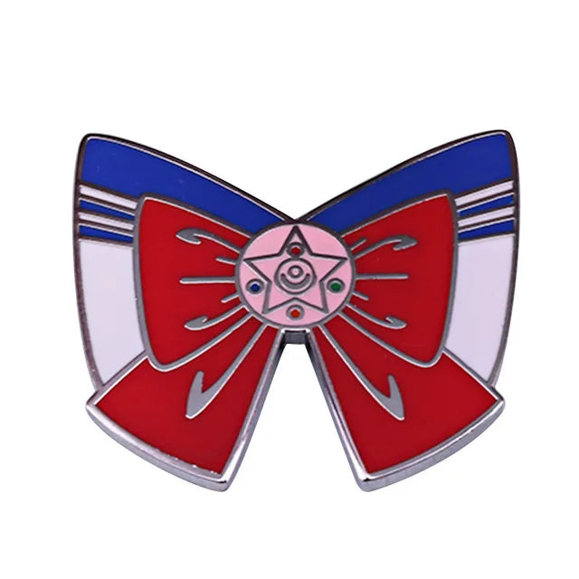 Cute Sailor Girls Anime Enamel Pin