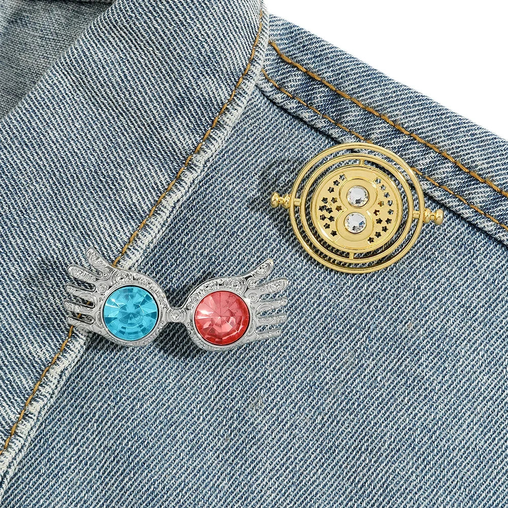 Time Turner Hourglass Enamel Pin