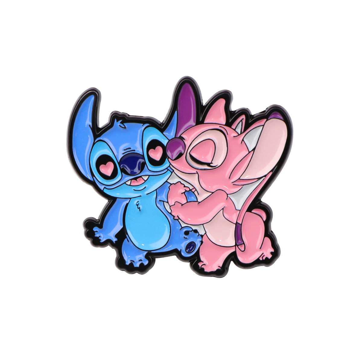 Stitch in Costume Enamel Pin Kawaii Side