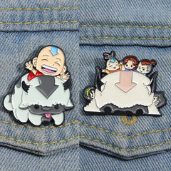 Aang and Appa Enamel Pin