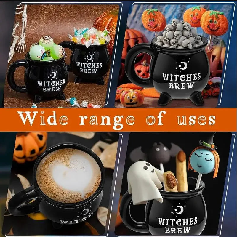 Witches Brew Ceramic Mug Kawaii Side