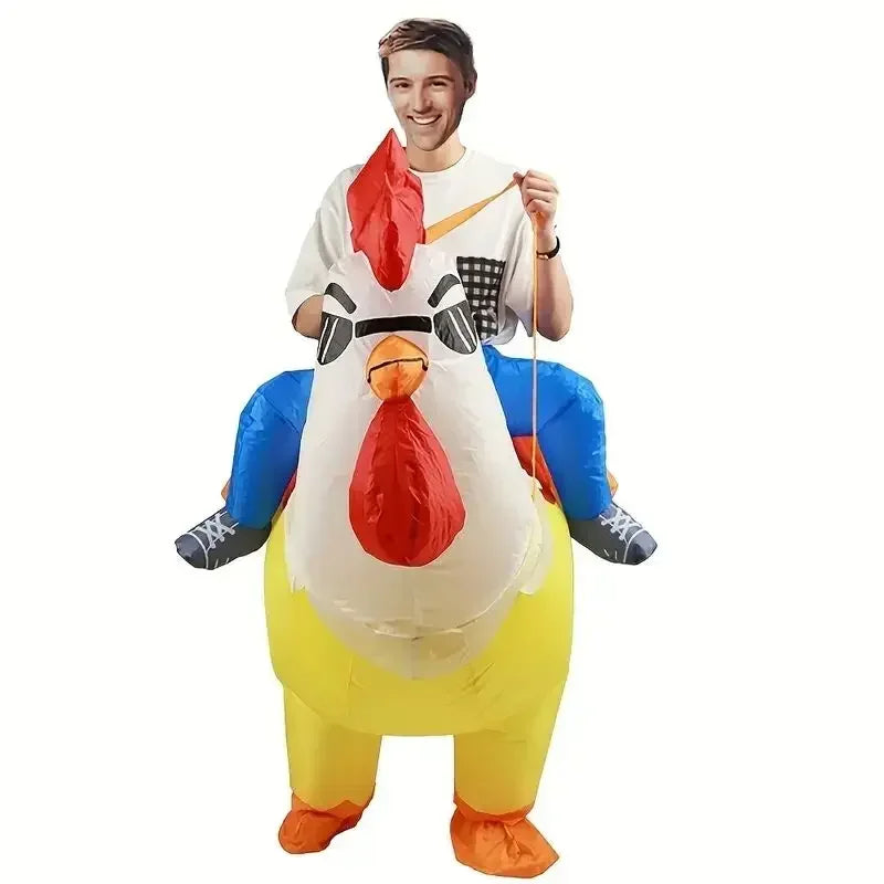 Giant Inflatable Chicken Halloween Costume