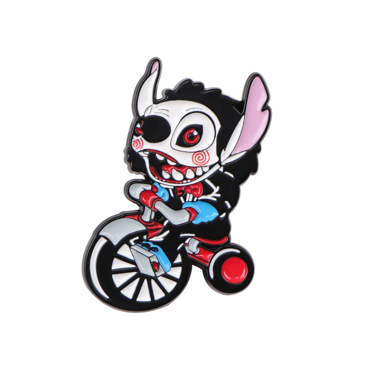 Stitch in Costume Enamel Pin Kawaii Side