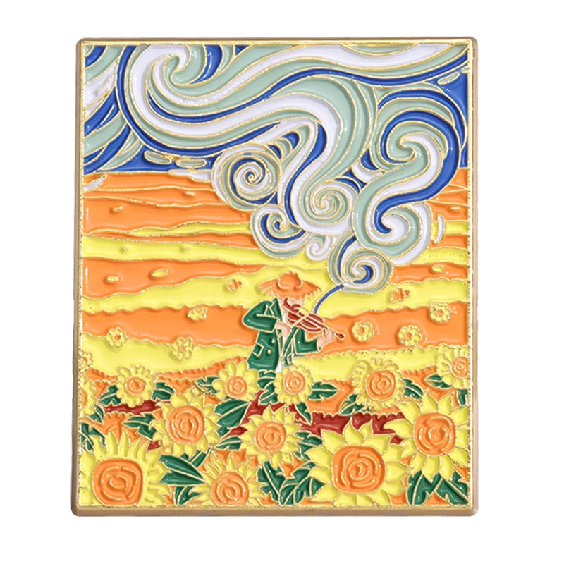 Classic Van Gogh Arts Enamel Pin