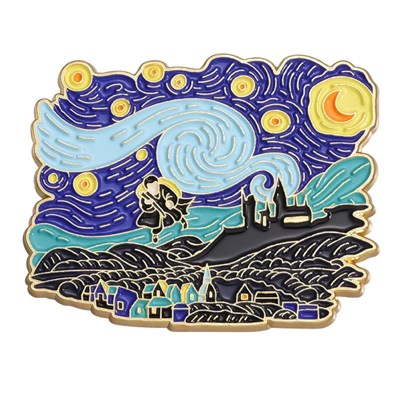 Classic Van Gogh Arts Enamel Pin