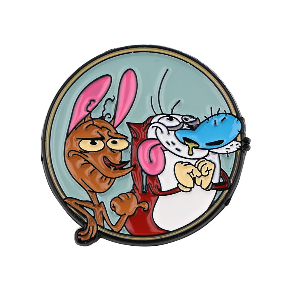 90s Cartoons Enamel Pin