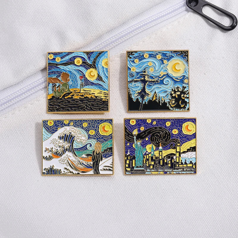 Classic Van Gogh Arts Enamel Pin