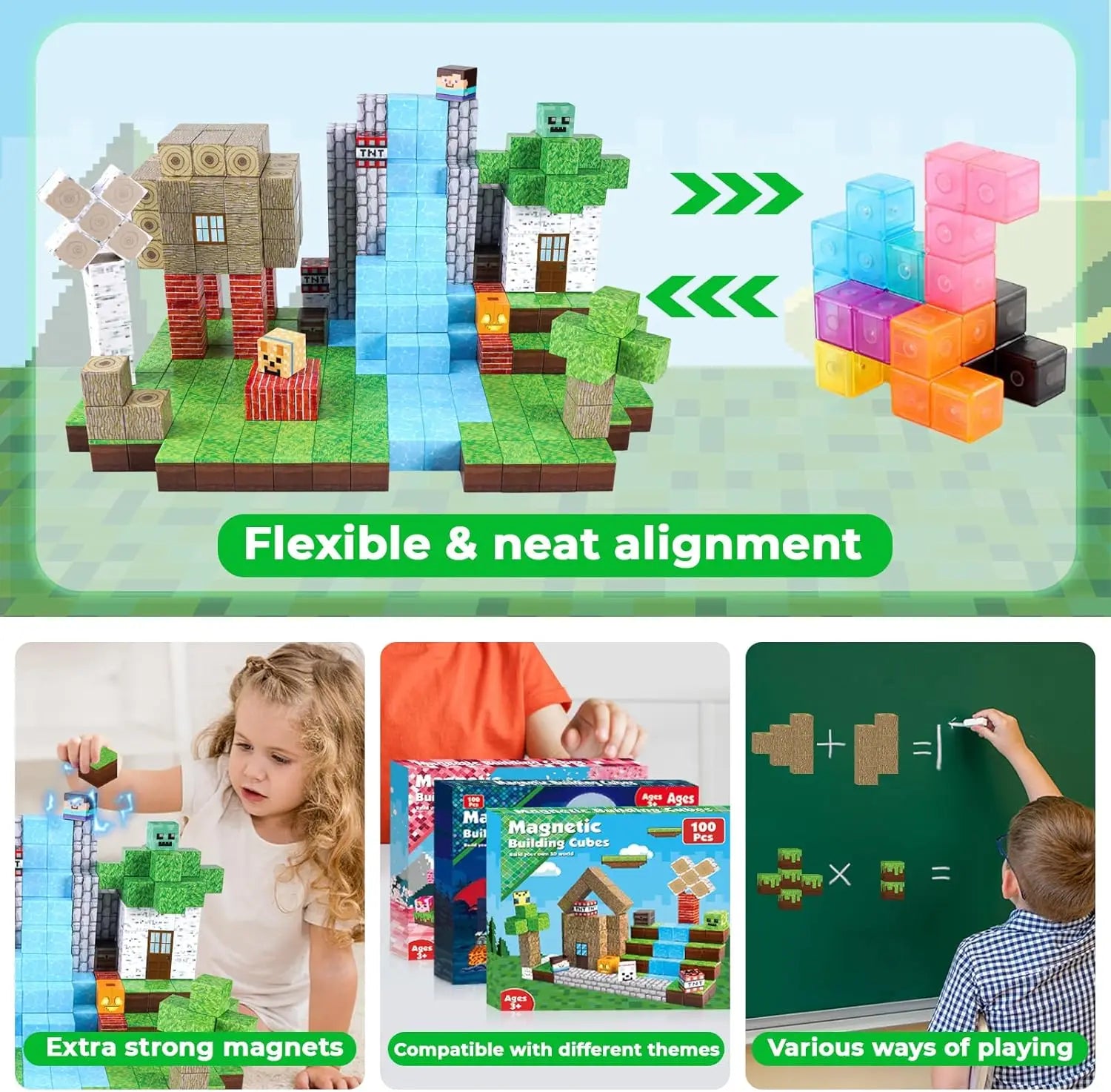 Enchanted Forest Magnetic Building Blocks