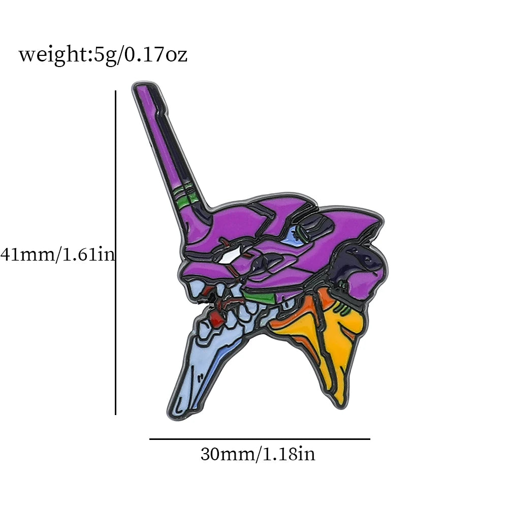 Evangelion Eva Enamel Pin