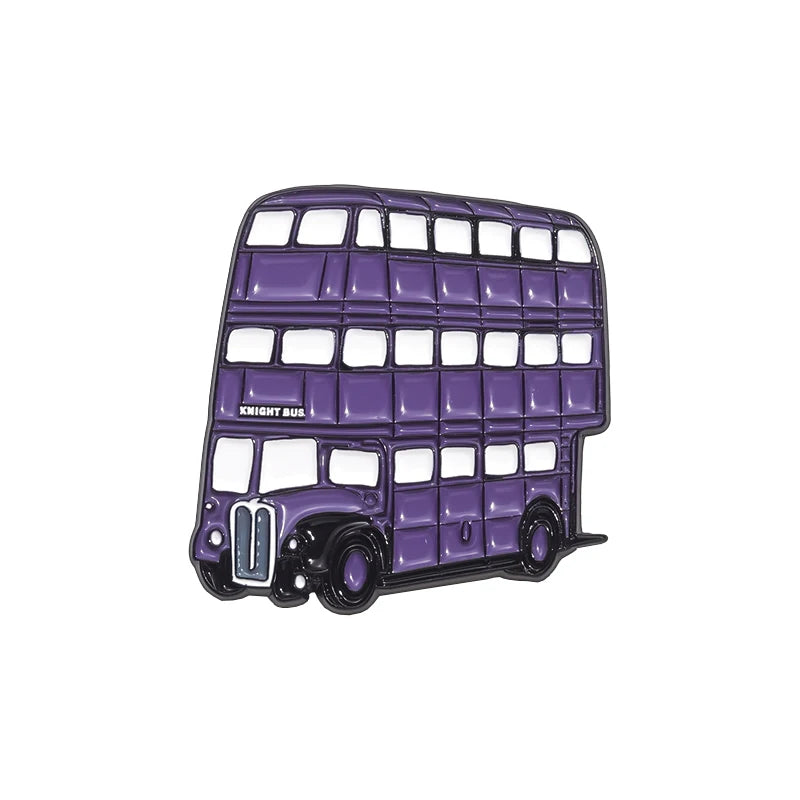 Knight Bus Enamel Pin