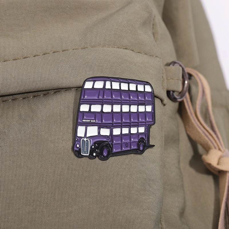 Knight Bus Enamel Pin