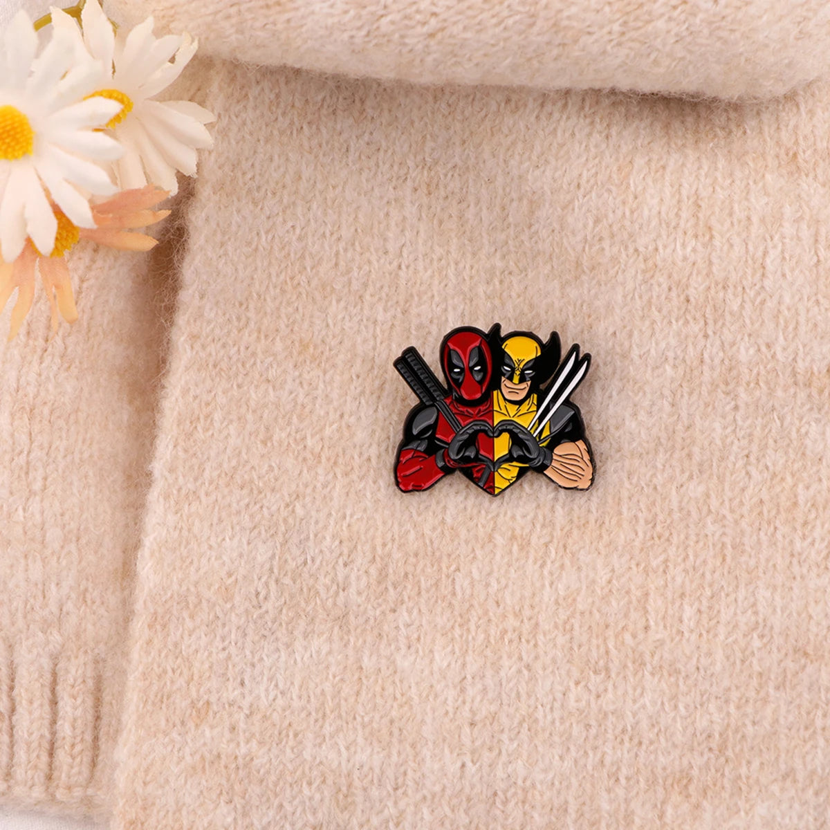 Heros Best Friends Enamel Pin