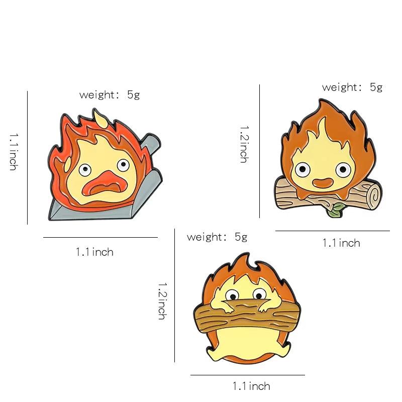 [Special Bundle] Calcifer Enamel Pin GatoGeek