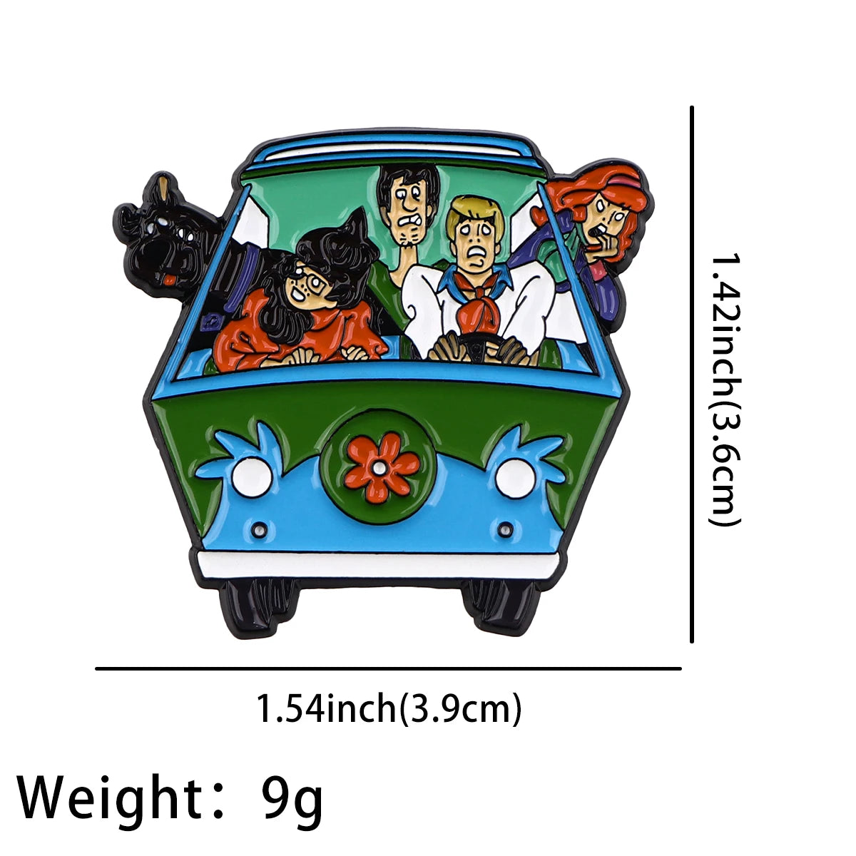 Mystery Machine Emaille Pin