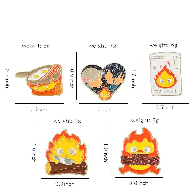 [Special Bundle] Calcifer Enamel Pin GatoGeek