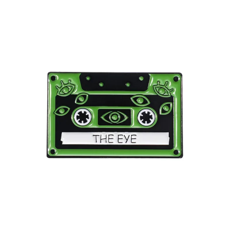 90s Retro Cassettes Tape Enamel Pin