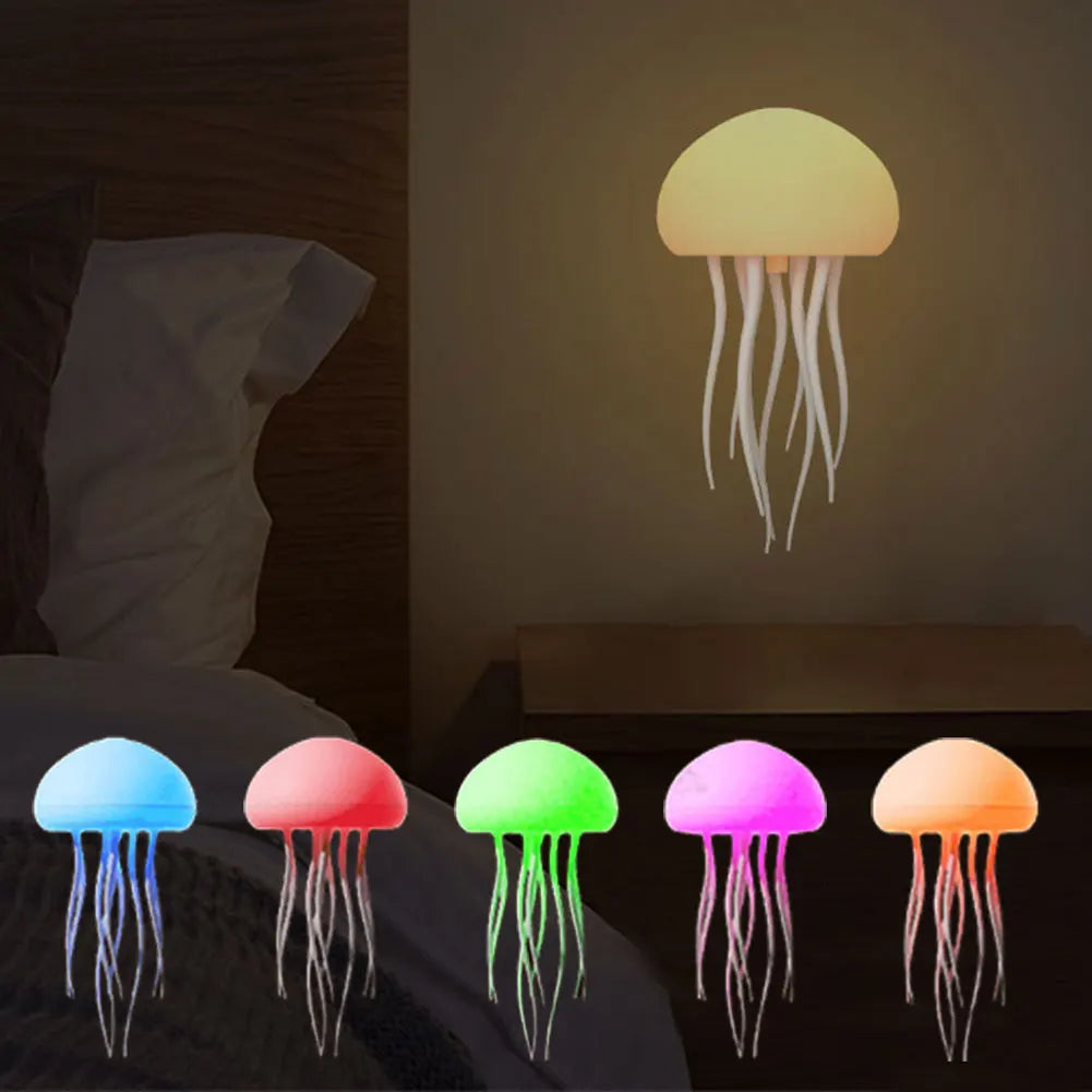 Jellyfish Atmosphere RGB Lamp Kawaii Side