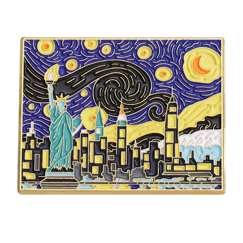 Classic Van Gogh Arts Enamel Pin