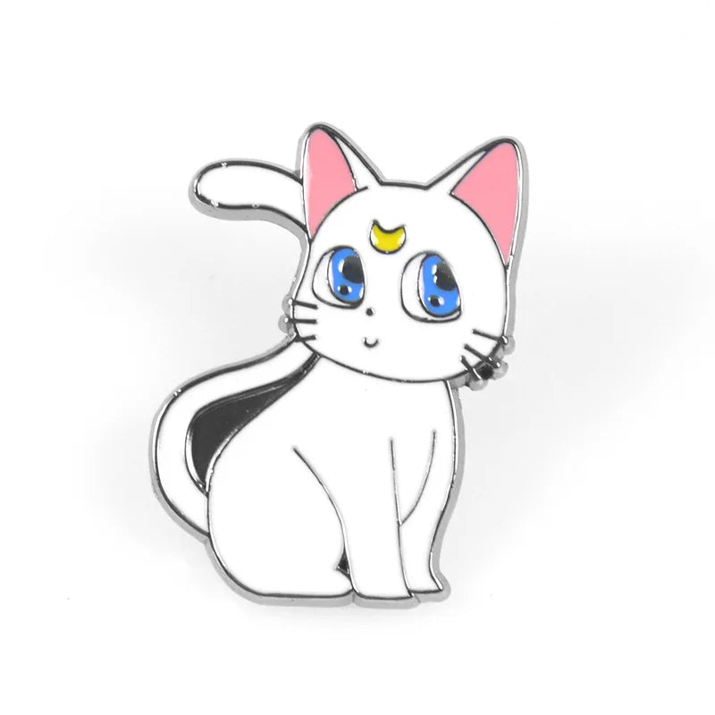 Kawaii Anime Girls Sailor Enamel Pin