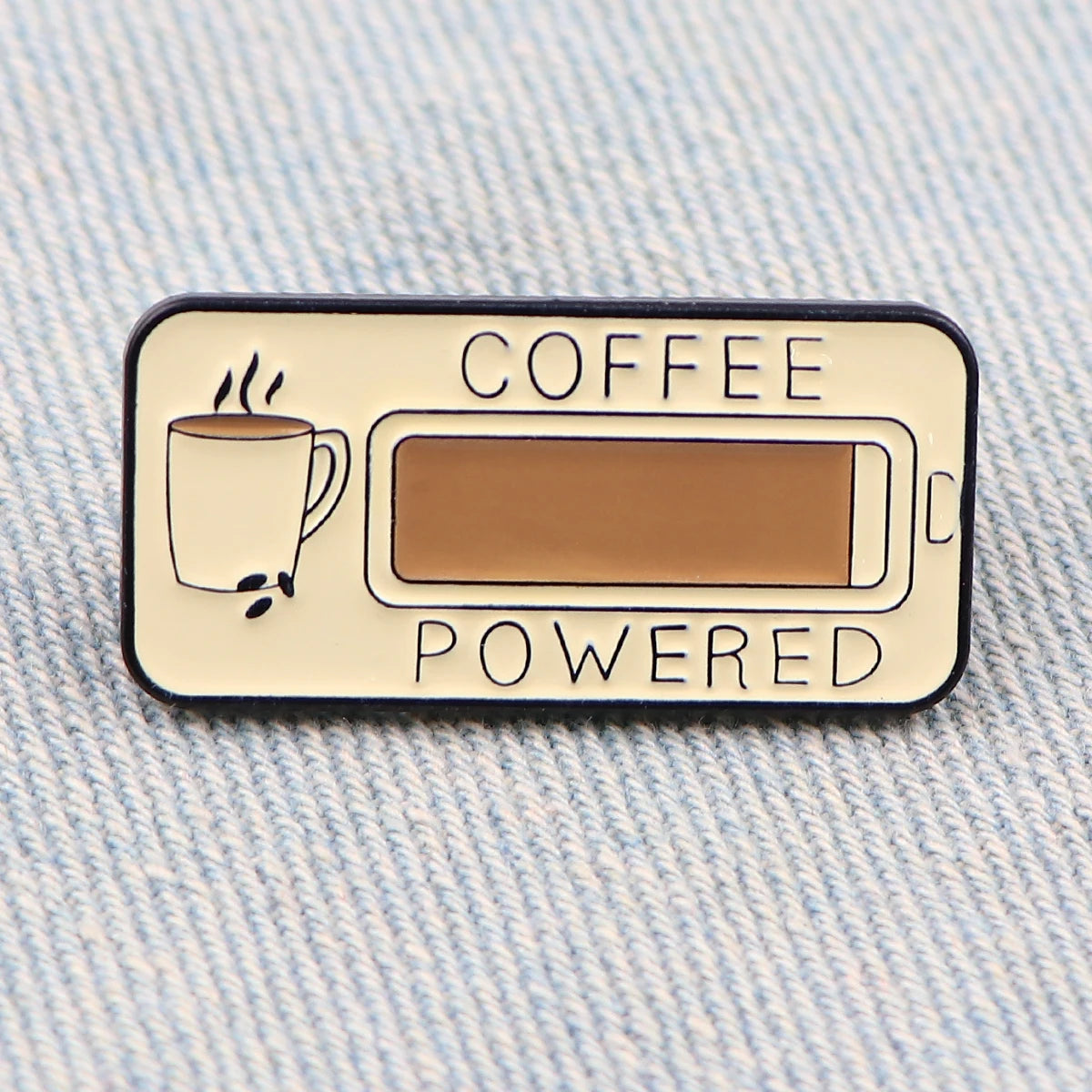 COFFEE Enamel Pins Custom Brooches For Women Lapel Badges Cartoon Jewelry Clothing Accessories Firends Gift Kawaii Side