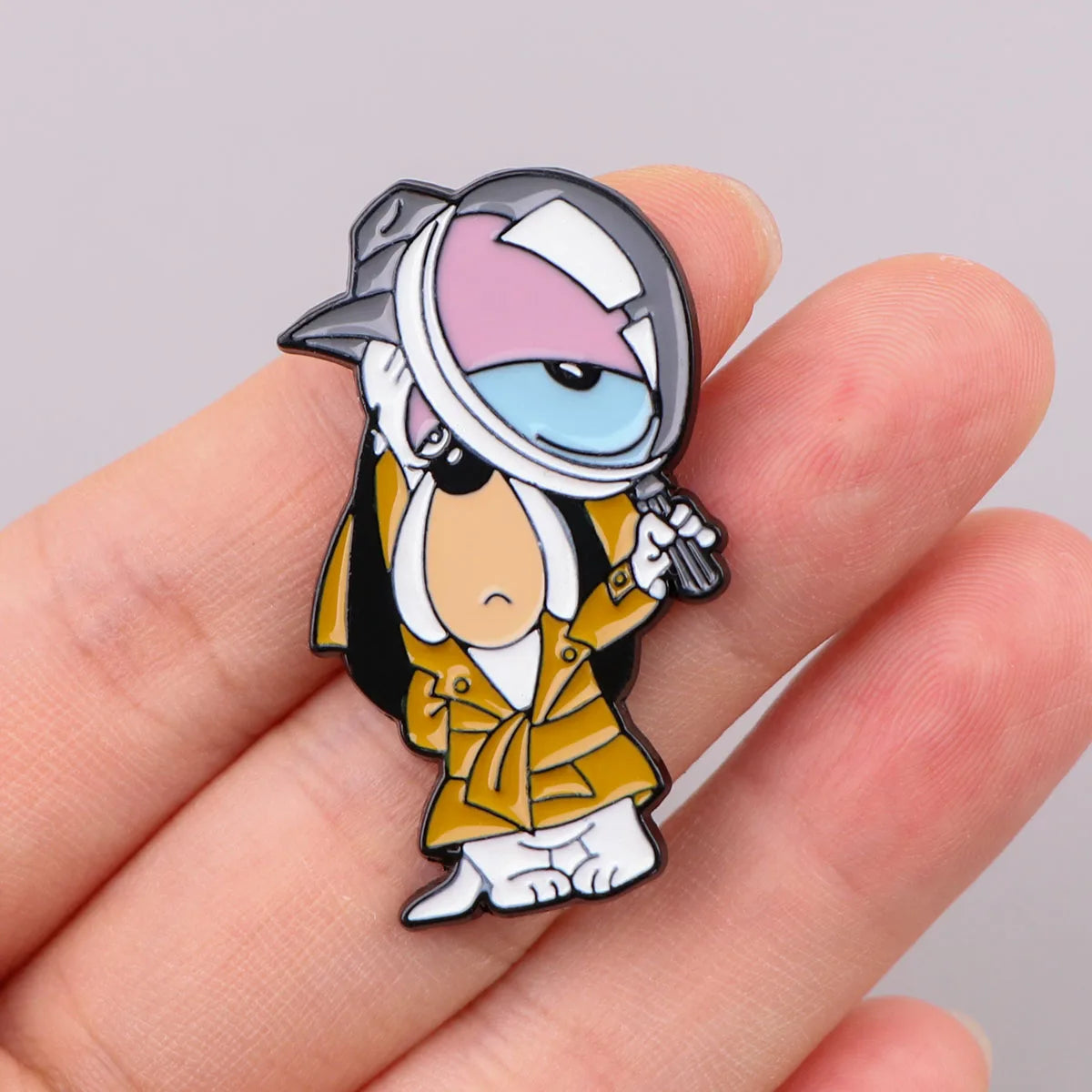 Cute Dog Enamel Pins Cartoon Lapel Pins for Backpacks Brooches for Clothes Women Badges Fashion Jewelry Accessories Gift Kawaii Side