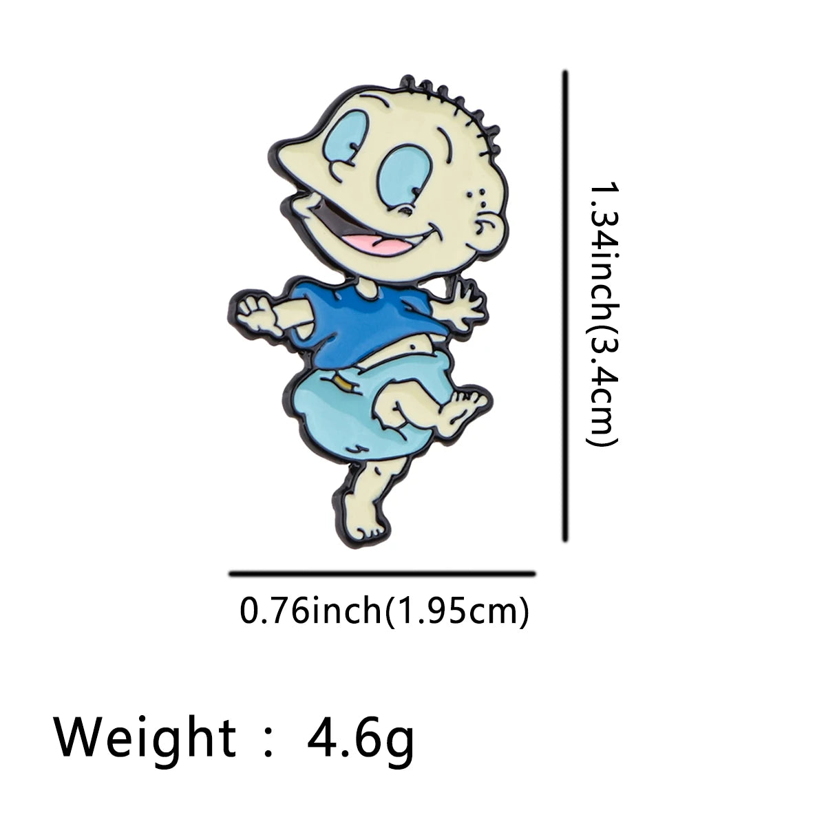 Cartoon Silly Babys Enamel Pin