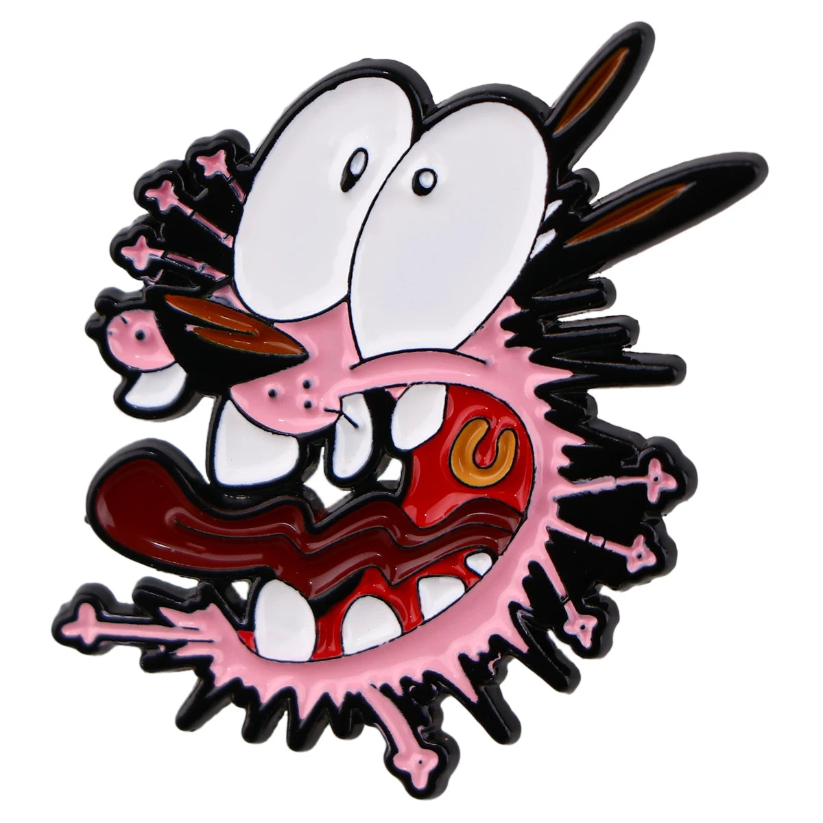 Cartoon Figures Enamel Pin