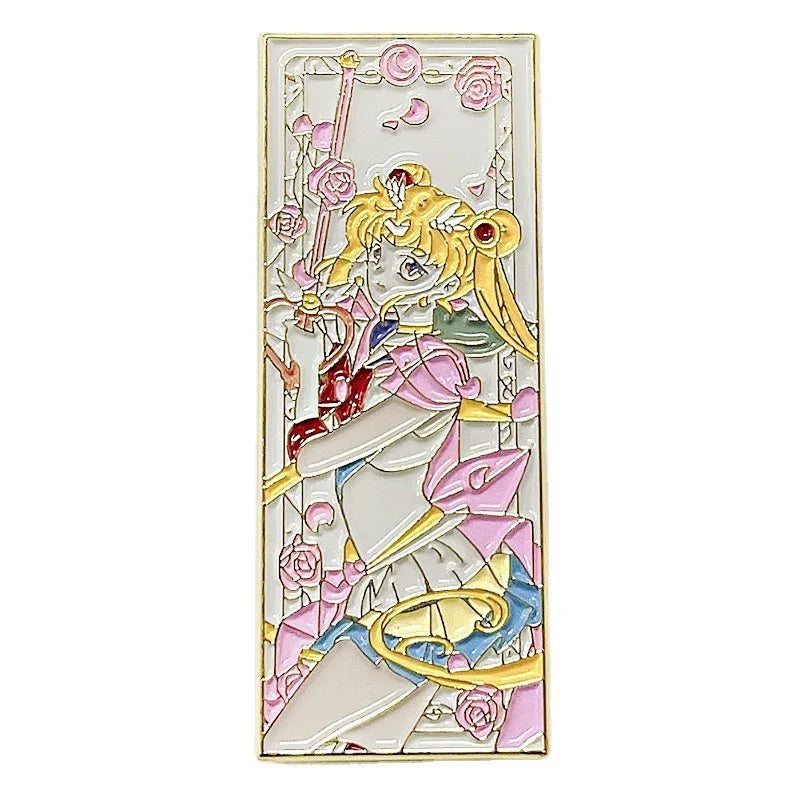 Cute Sailor Girls Anime Enamel Pin