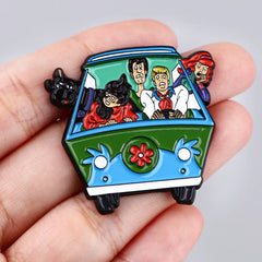 Mystery Machine Emaille Pin