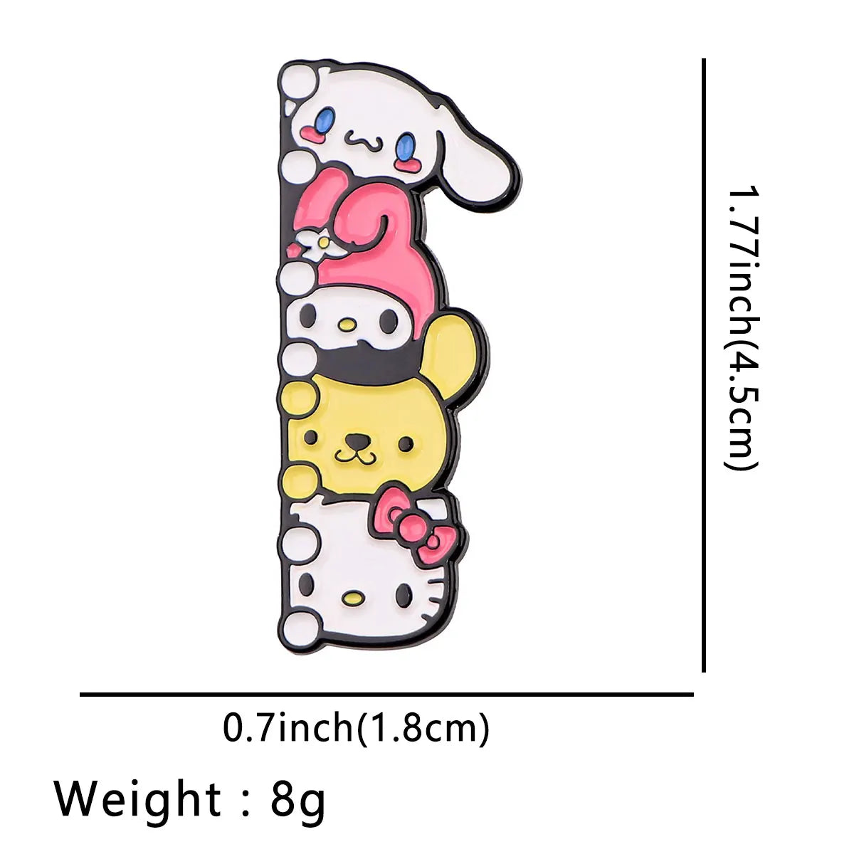 Kawaii Figures Fashion Enamel Pin