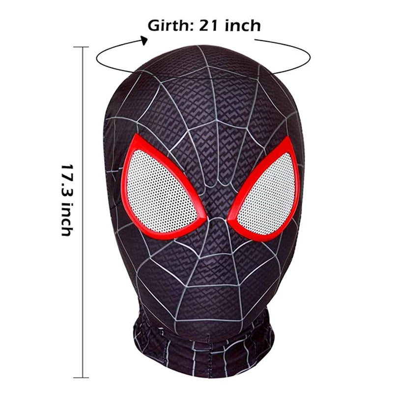 Spiderman Cosplay Costume Mask Kawaii Side