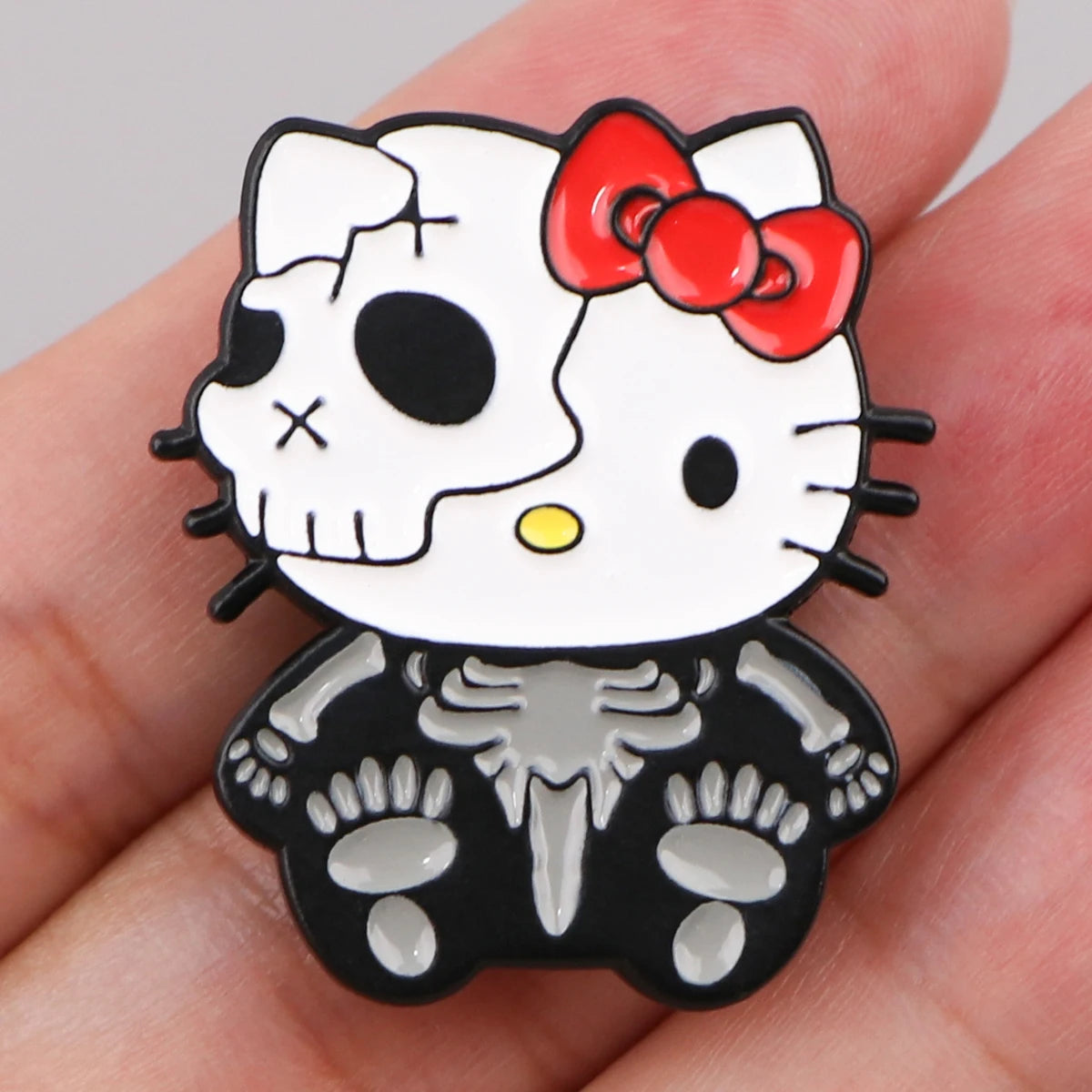 Kawaii Halloween Cat Enamel Pin