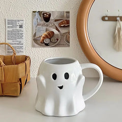 Tazza in ceramica fantasma di Halloween