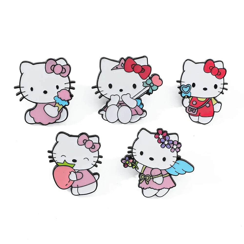 [Special Bundle] Kawaii Kitten Enamel Pin Kawaii Side