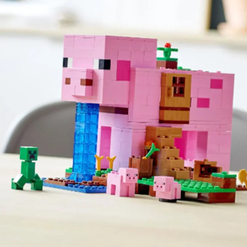 Pig Mansion 490 Pcs Building Blocks