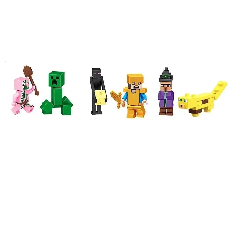 Mini Pixel Figures Building Blocks