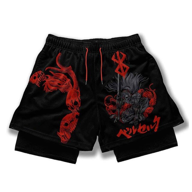 Guts Armor Performance Shorts Kawaii Side