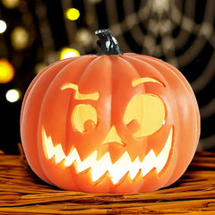 Lampada LED a forma di zucca di Halloween