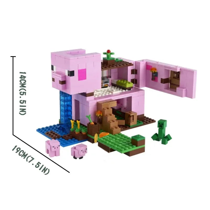 Pig Mansion 490 Pcs Building Blocks