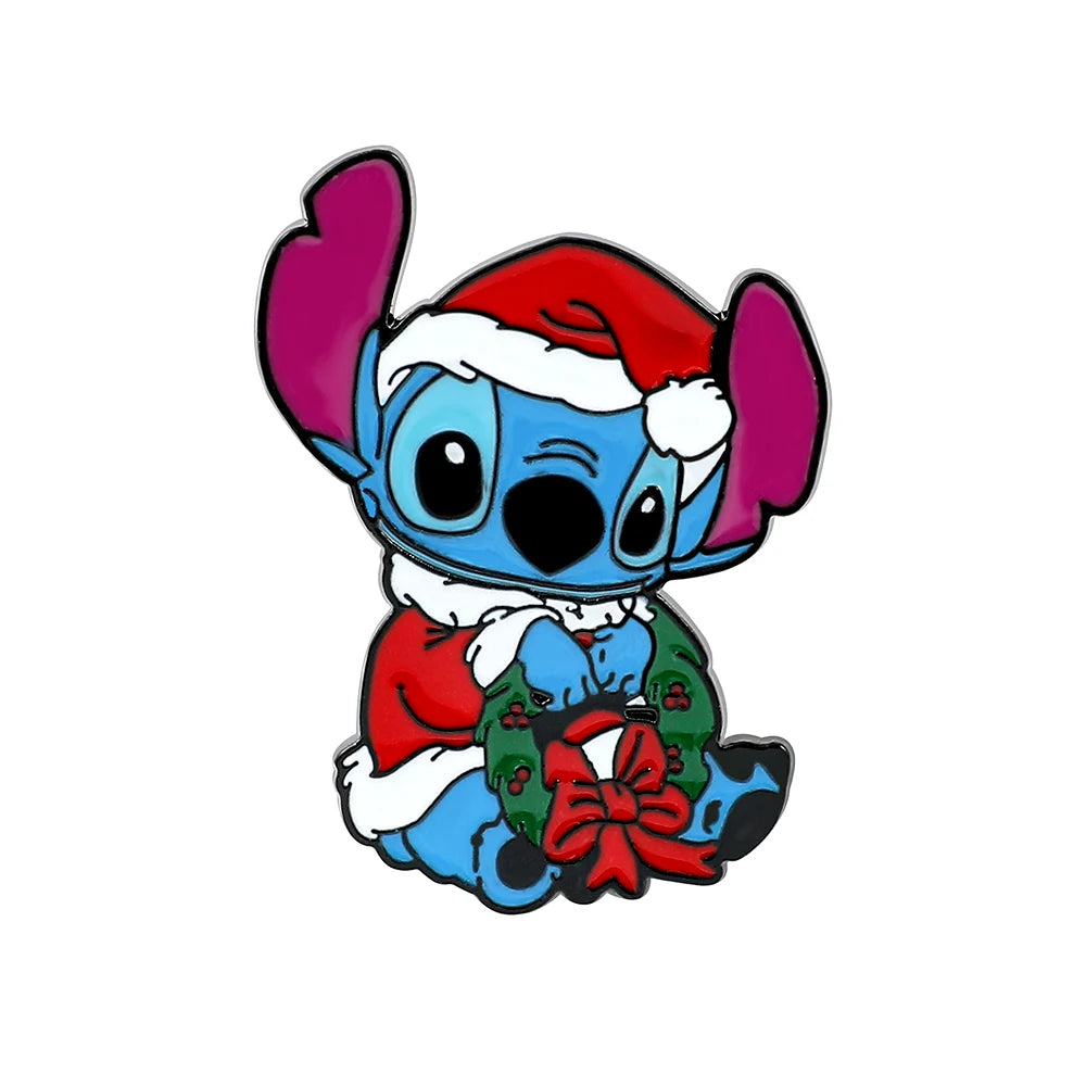 Stitch in Costume II Enamel Pin Kawaii Side