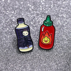 Calcifer Foods Enamel Pin