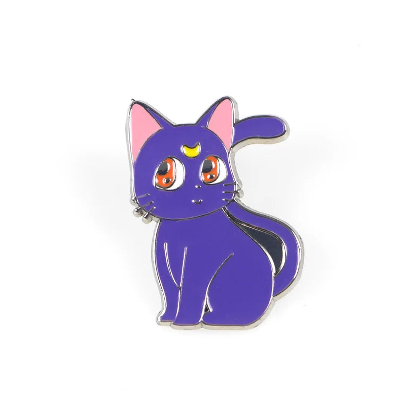 Kawaii Anime Girls Sailor Enamel Pin